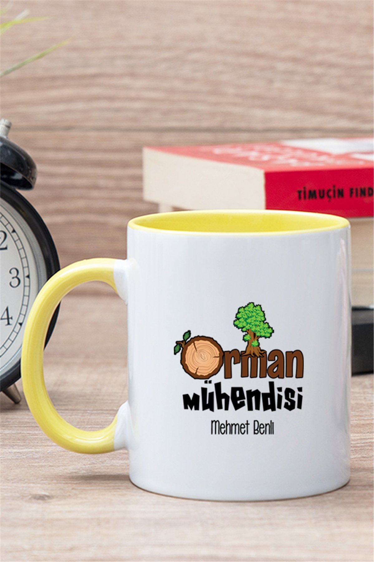 Orman Mühendisi İçi Renkli Kupa Bardak