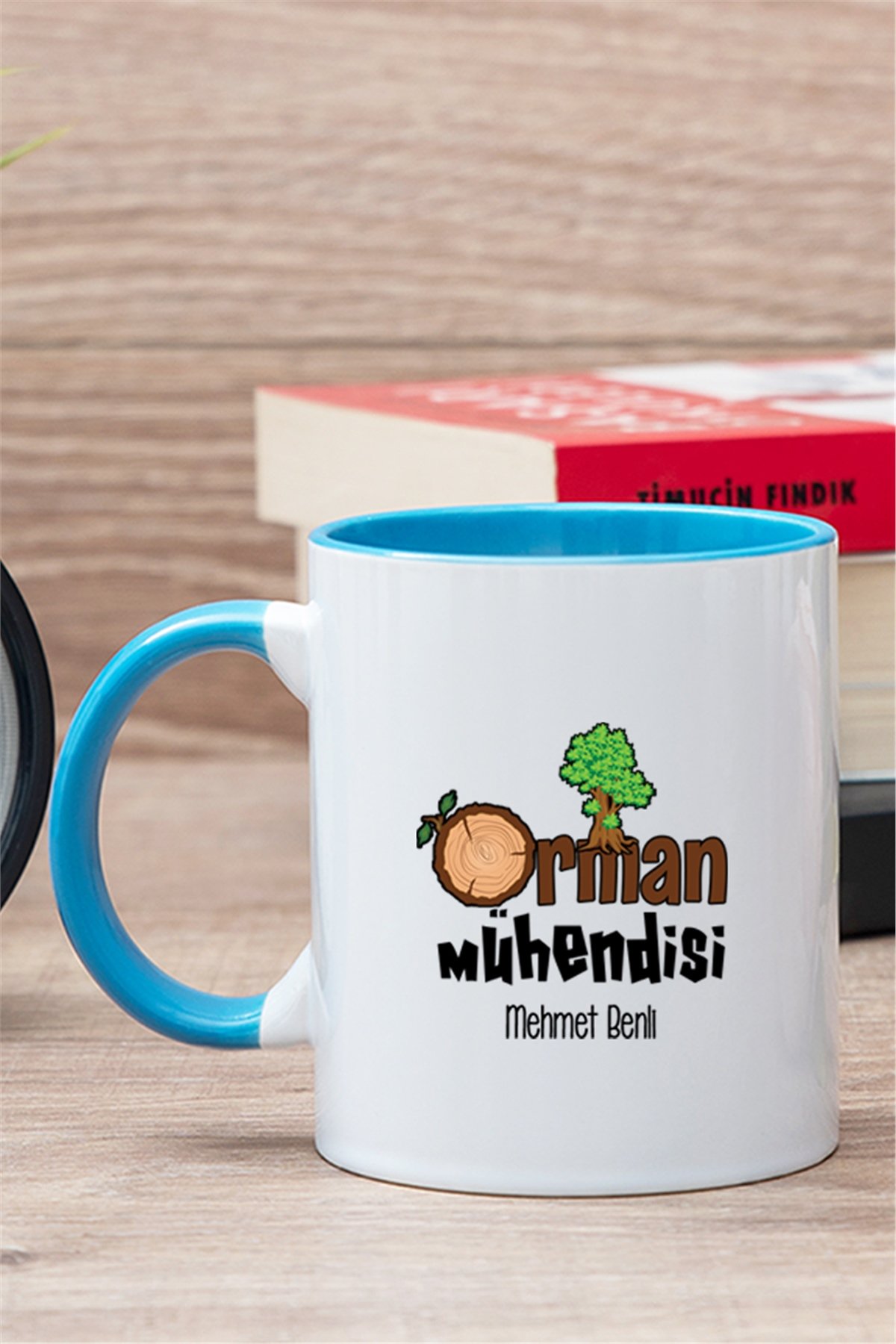 Orman Mühendisi İçi Renkli Kupa Bardak