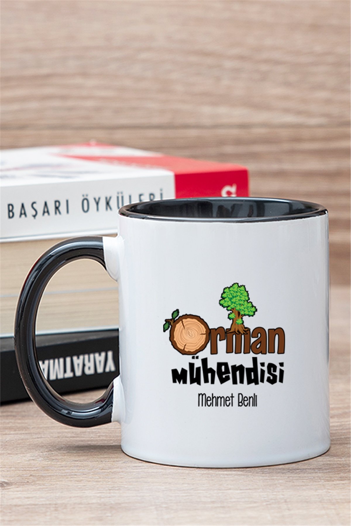 Orman Mühendisi İçi Renkli Kupa Bardak