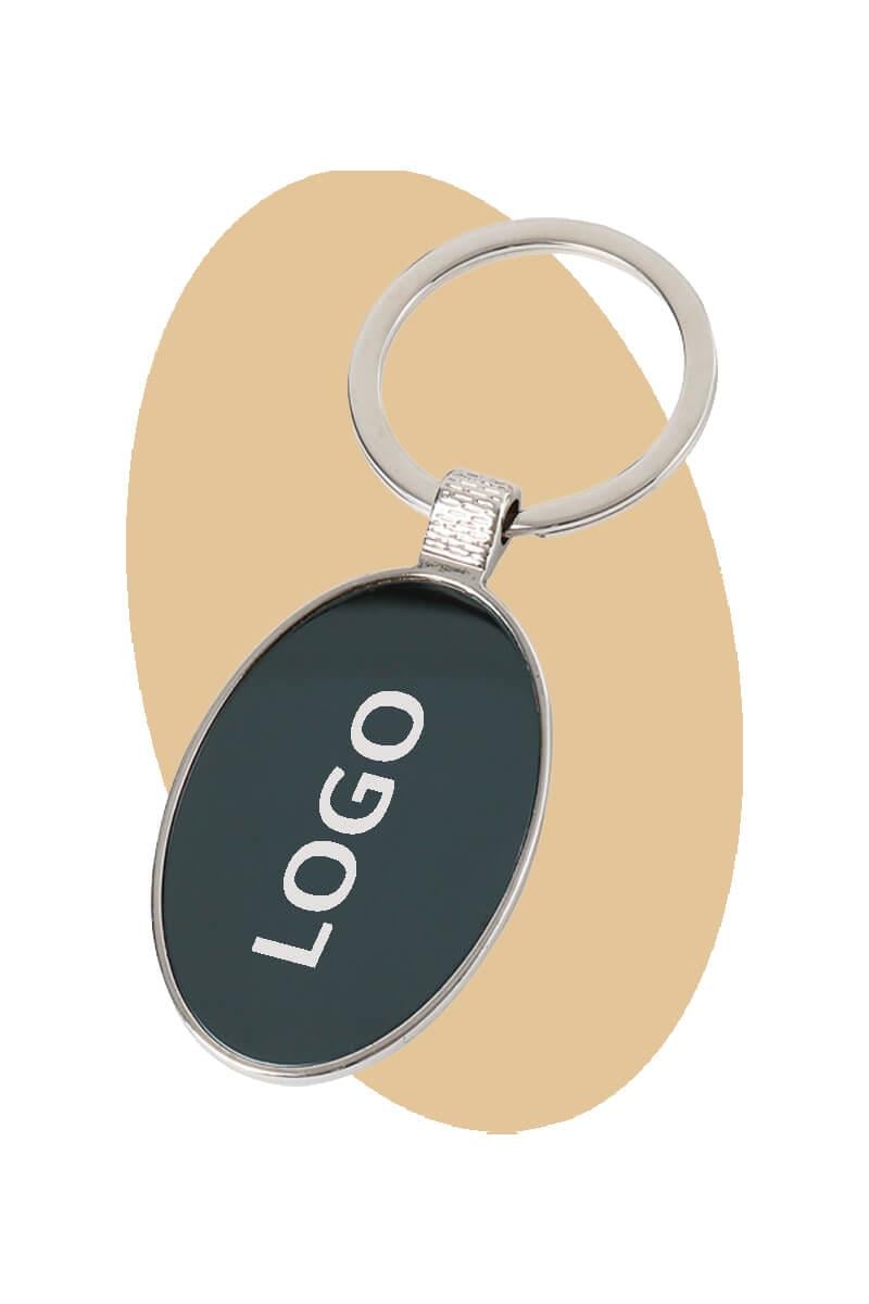 Oval Metal Anahtarlık 5535-PETK