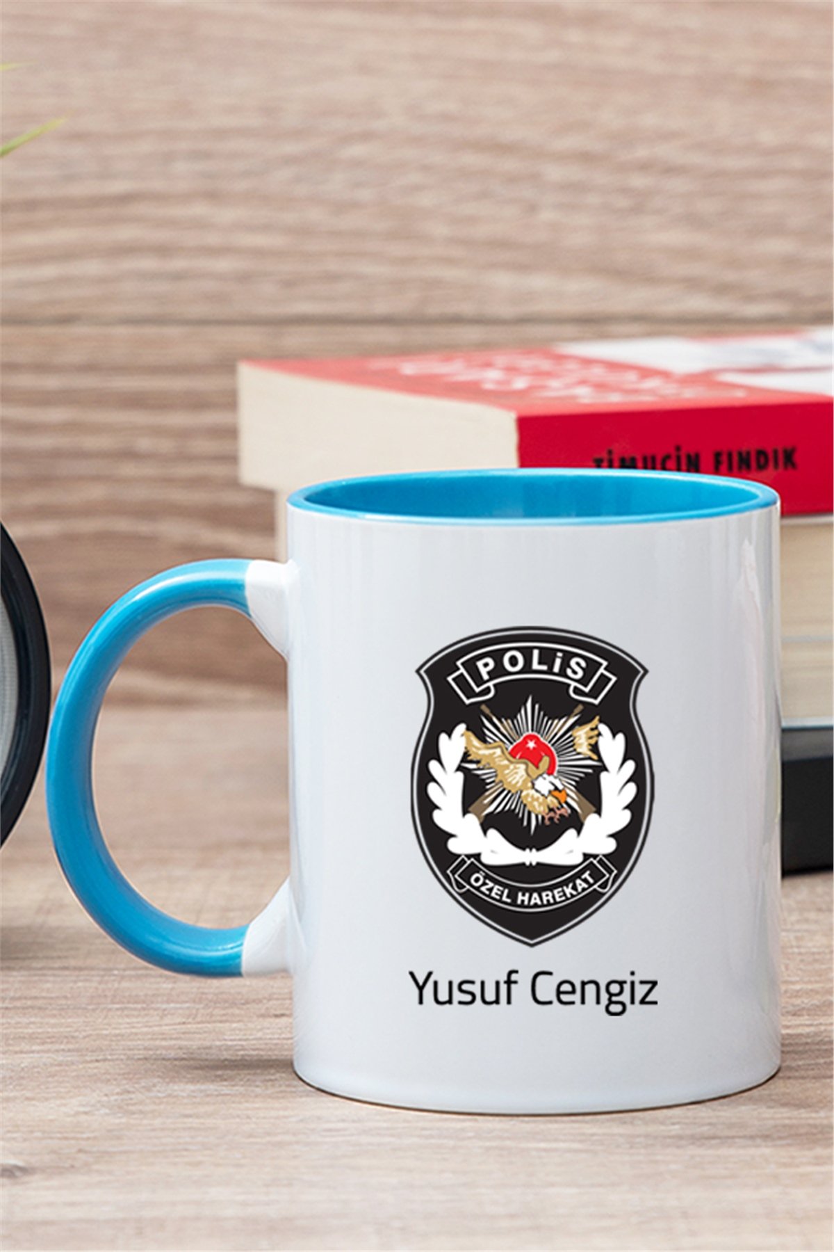 Özel Harekat Polisi İçi Renkli Kupa Bardak