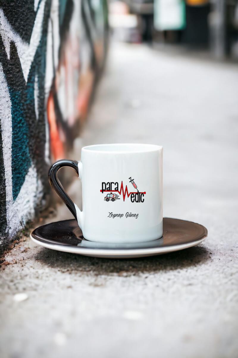 Paramedik Renkli Türk Kahvesi Fincanı