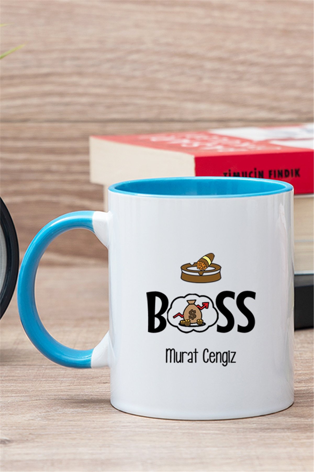 Patron İçi Renkli Kupa Bardak