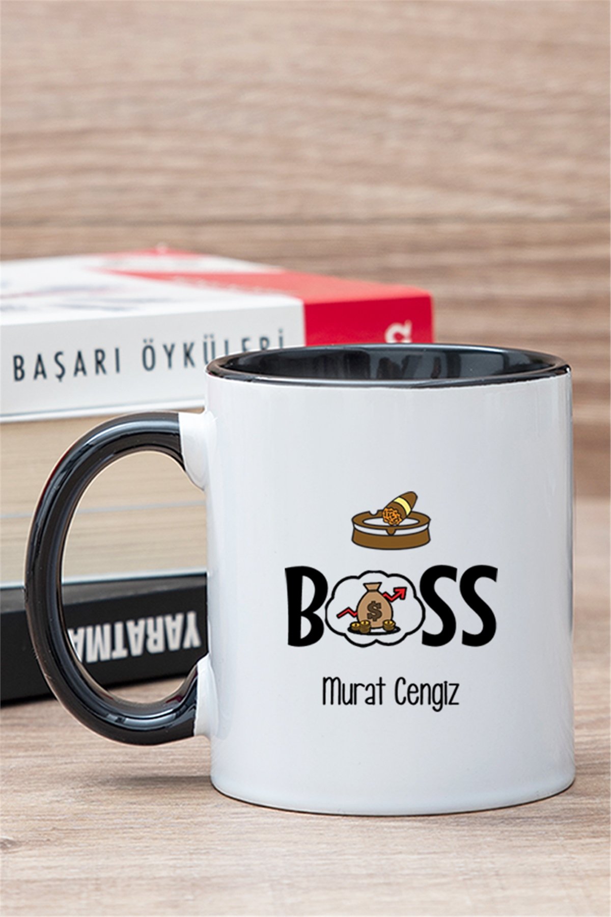 Patron İçi Renkli Kupa Bardak