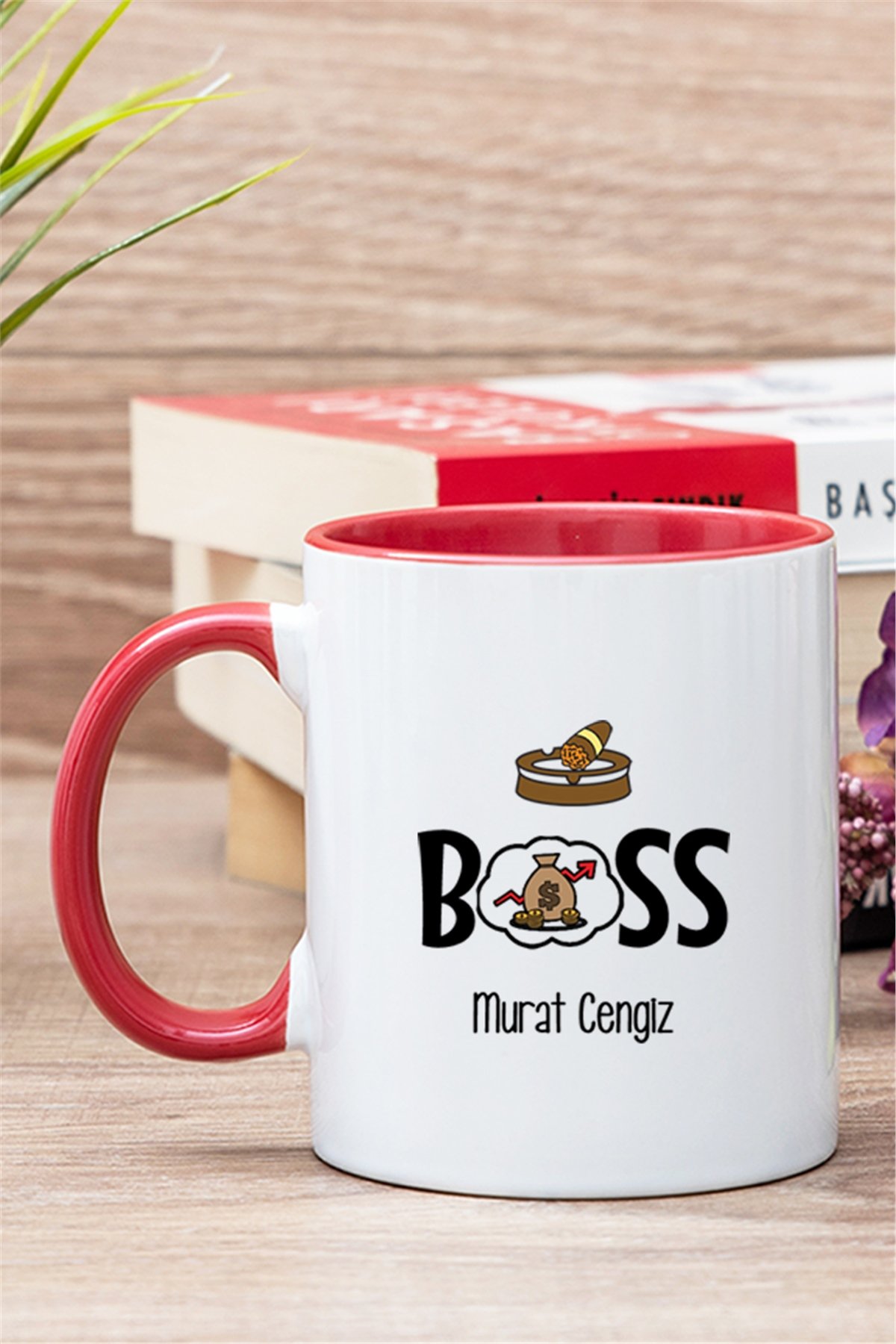 Patron İçi Renkli Kupa Bardak