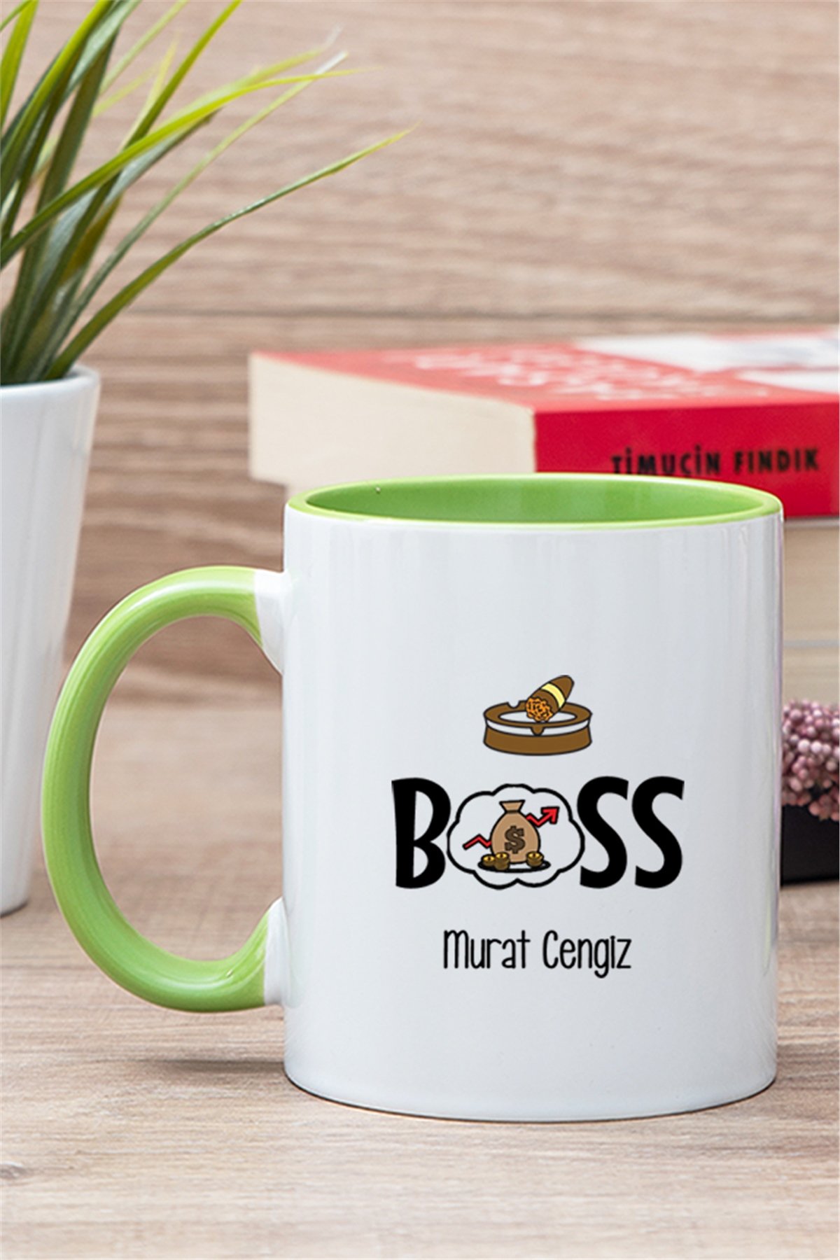 Patron İçi Renkli Kupa Bardak