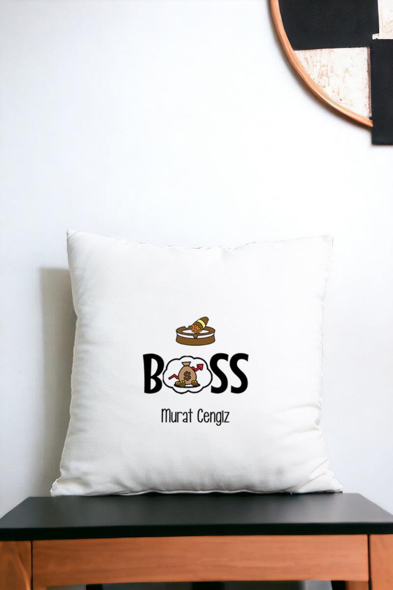 Patron Saten Kare Yastık