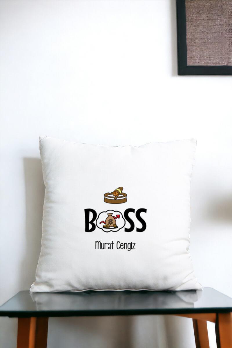 Patron Saten Kare Yastık