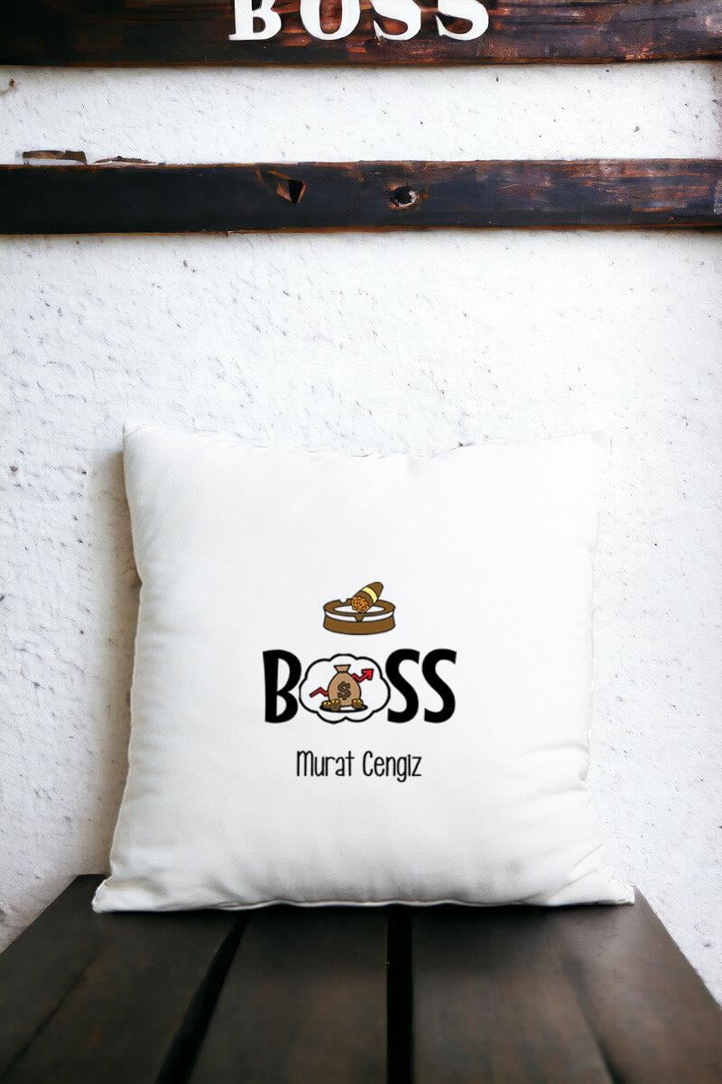 Patron Saten Kare Yastık