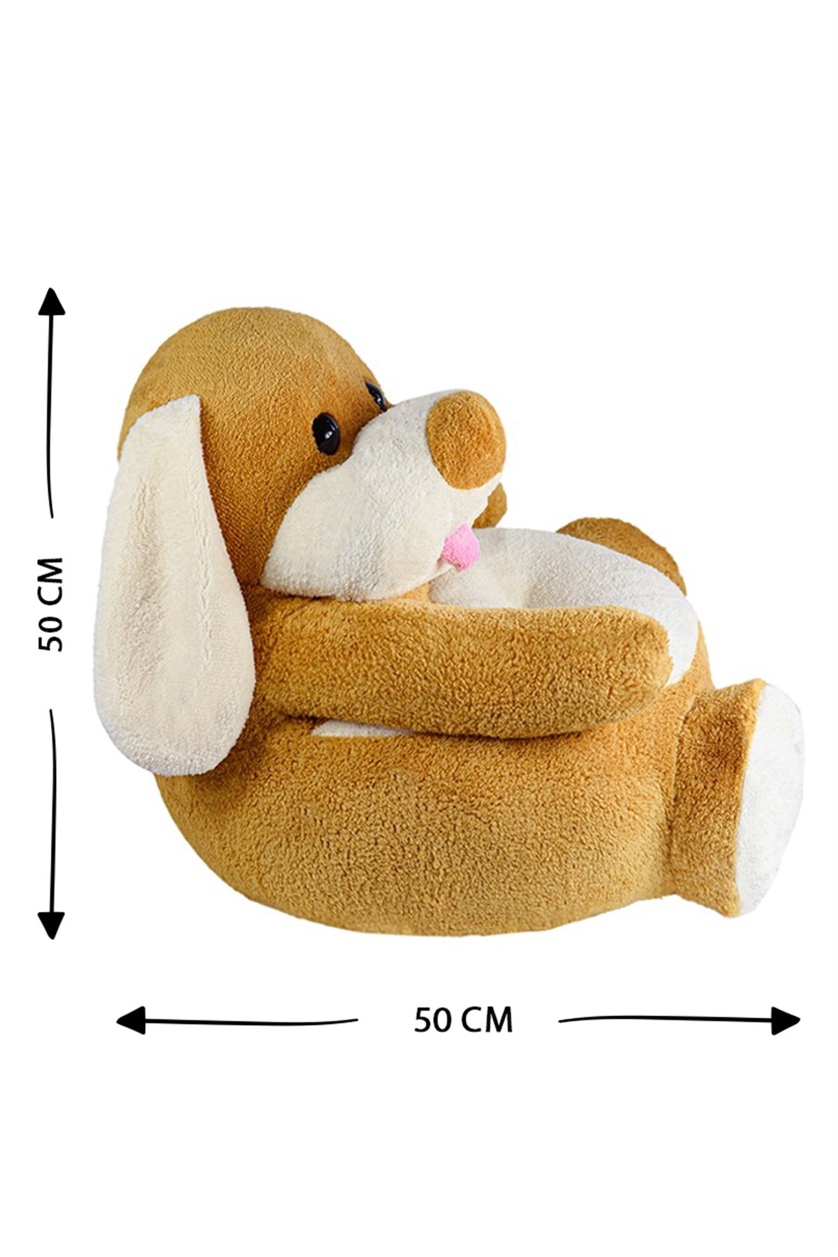 Peluş Köpek Figürlü Bebek Çocuk Koltuğu