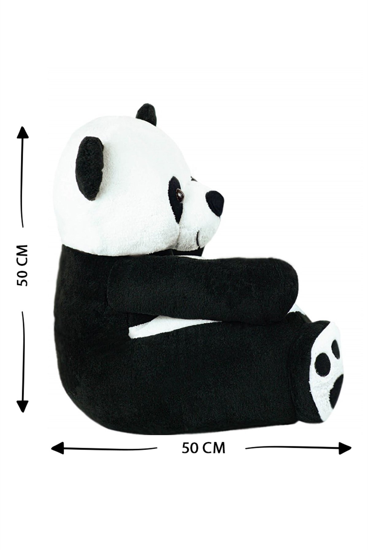 Peluş Panda Figürlü Bebek Çocuk Koltuğu