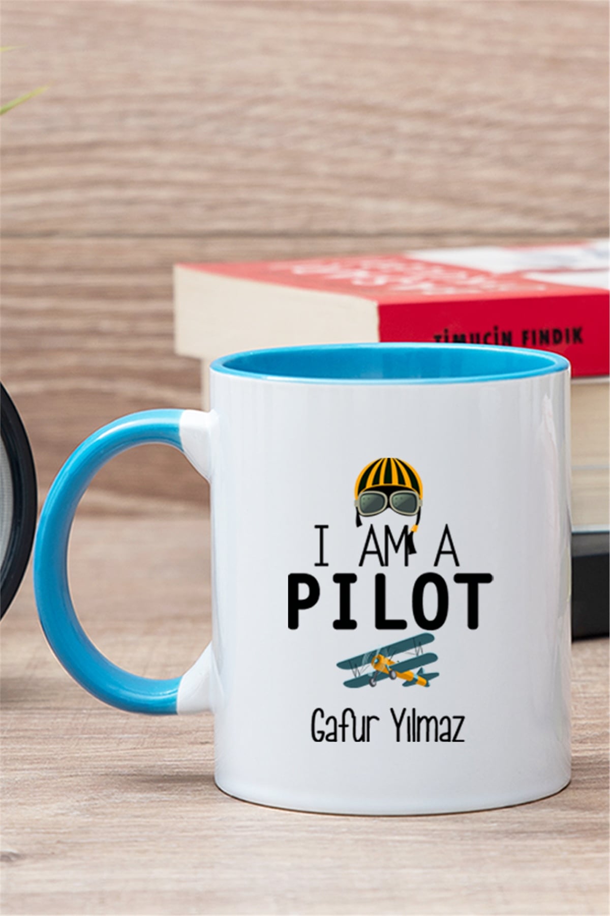 Pilot İçi Renkli Kupa Bardak