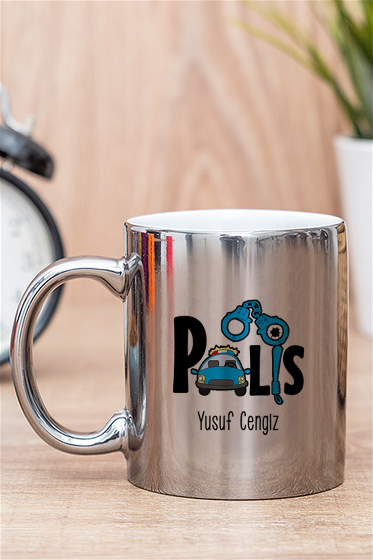 Polis Gold - Silver Kupa Bardak