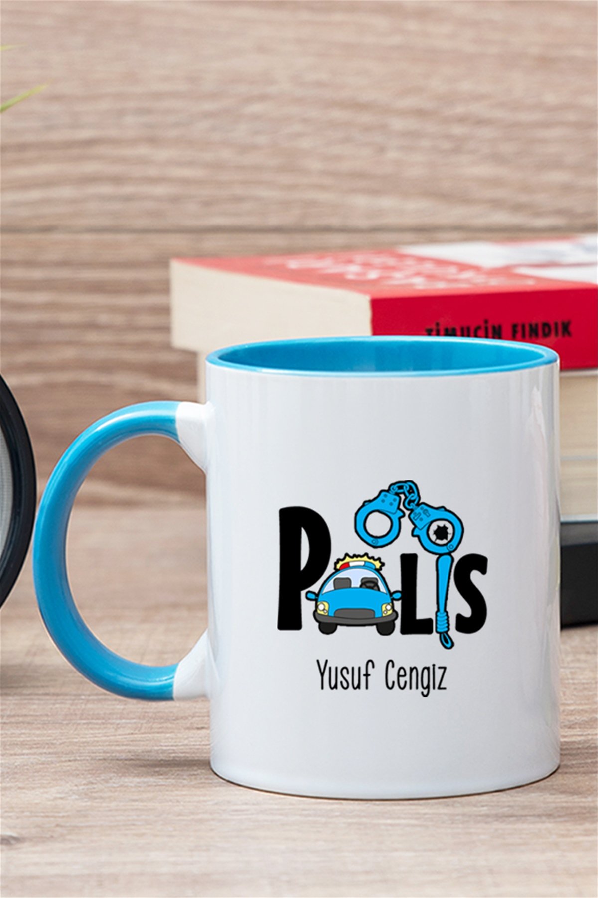 Polis İçi Renkli Kupa Bardak