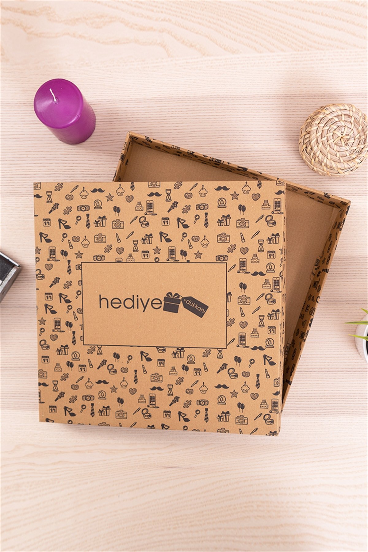 Polis Logolu Ahşap Duvar Saati