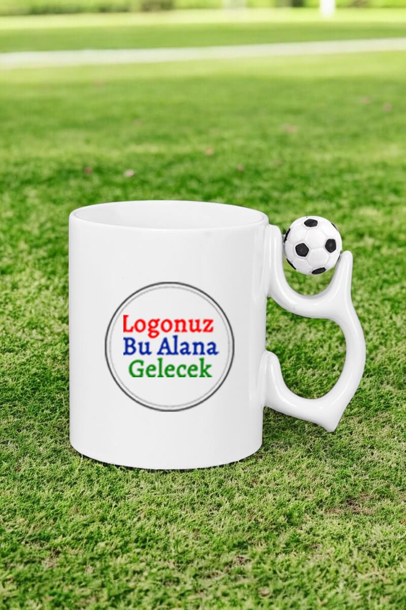 Porselen Logo Baskılı Futbol Toplu Promosyon Kupa Bardak