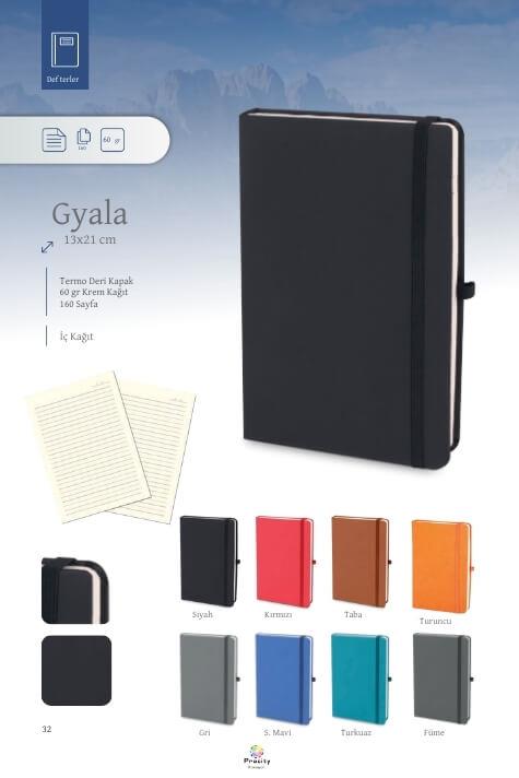 Promosyon 13x21cm Kenar Boyalı Termo Deri Defter GYL-DFT