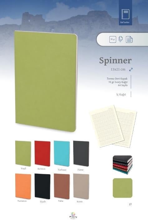 Promosyon 13x21cm Termo Deri Defter MRD-DFT