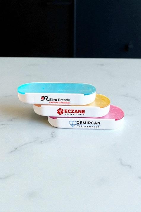 Promosyon 4 Bölmeli İlaç Kutusu