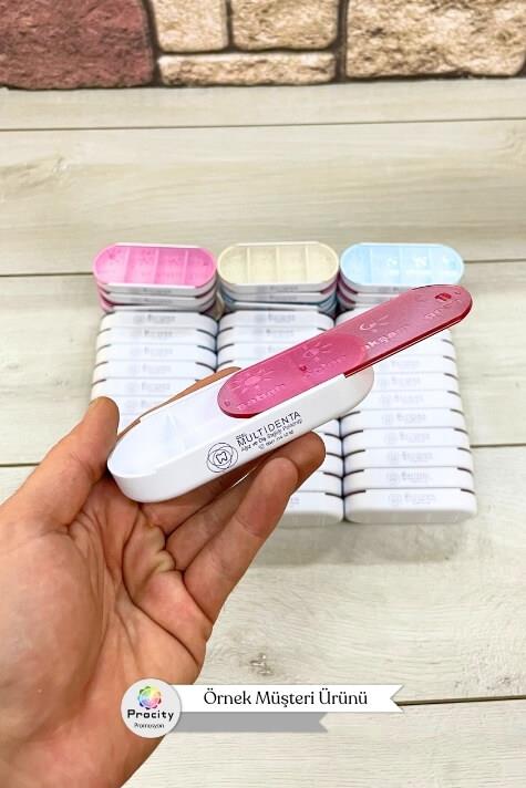 Promosyon 4 Bölmeli İlaç Kutusu