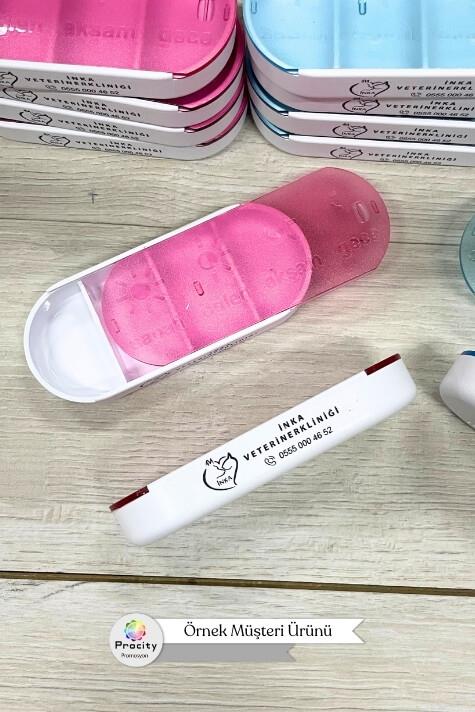 Promosyon 4 Bölmeli İlaç Kutusu