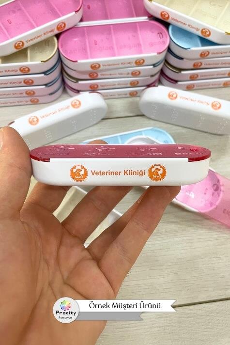 Promosyon 4 Bölmeli İlaç Kutusu