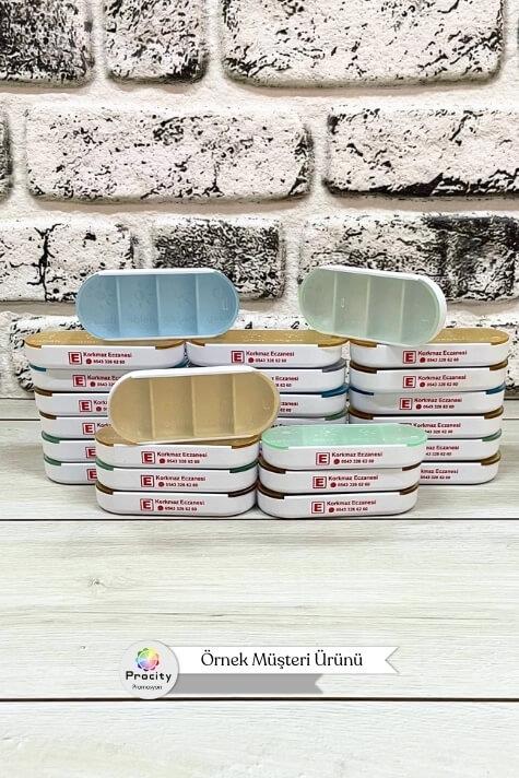 Promosyon 4 Bölmeli İlaç Kutusu