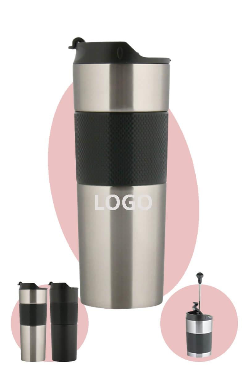 Promosyon 500ml French Press Çelik Termos Bardak 4553-PETK