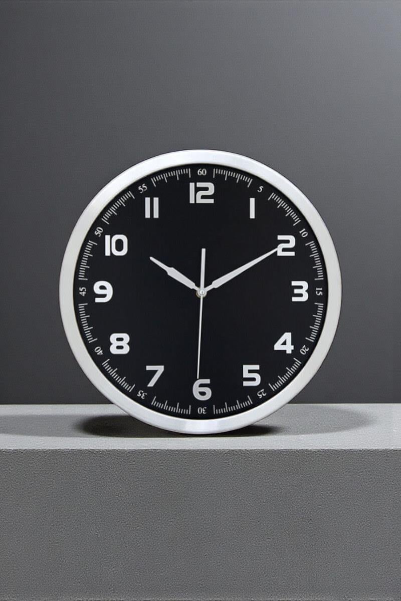 Promosyon Aluminyum Çerçeve Duvar Saati 40cm 10935-TU