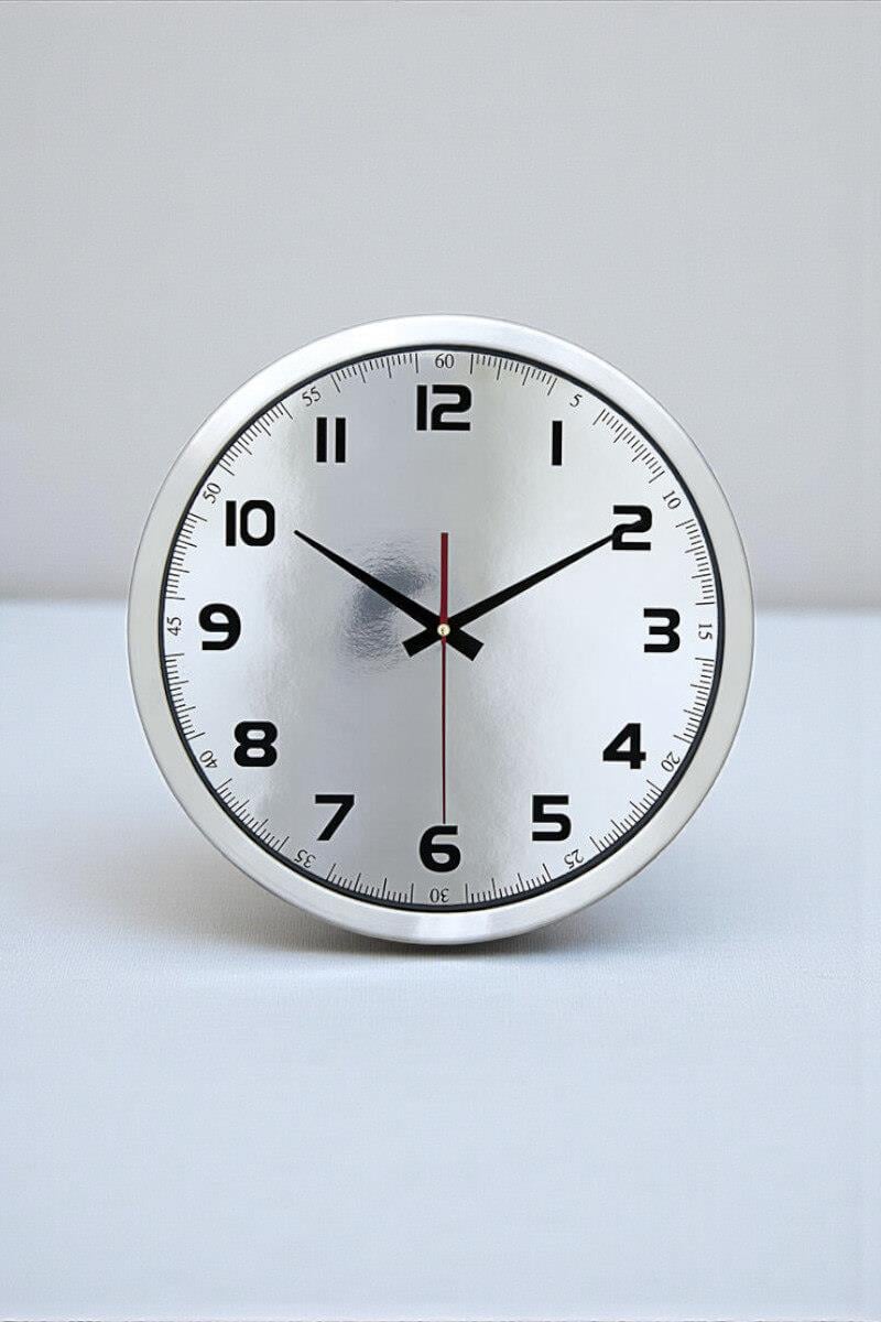 Promosyon Aluminyum Çerçeve Duvar Saati 35cm 20935-TU