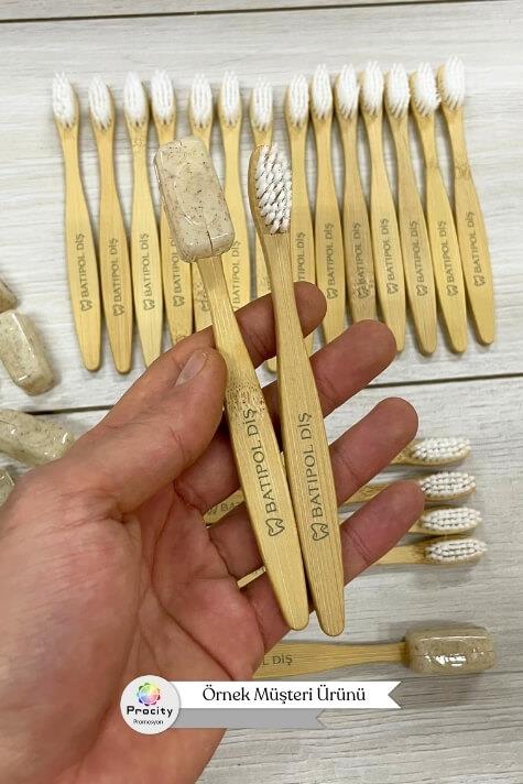 Promosyon Bambu Diş Fırçası Çocuklar İçin
