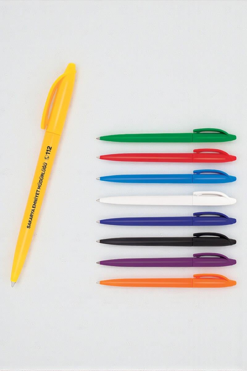 Promosyon Çevirmeli Plastik Tükenmez Kalem 644-PAK