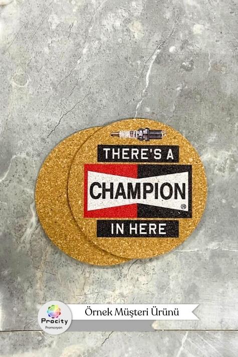 Promosyon Doğal Mantar Bardak Altlığı