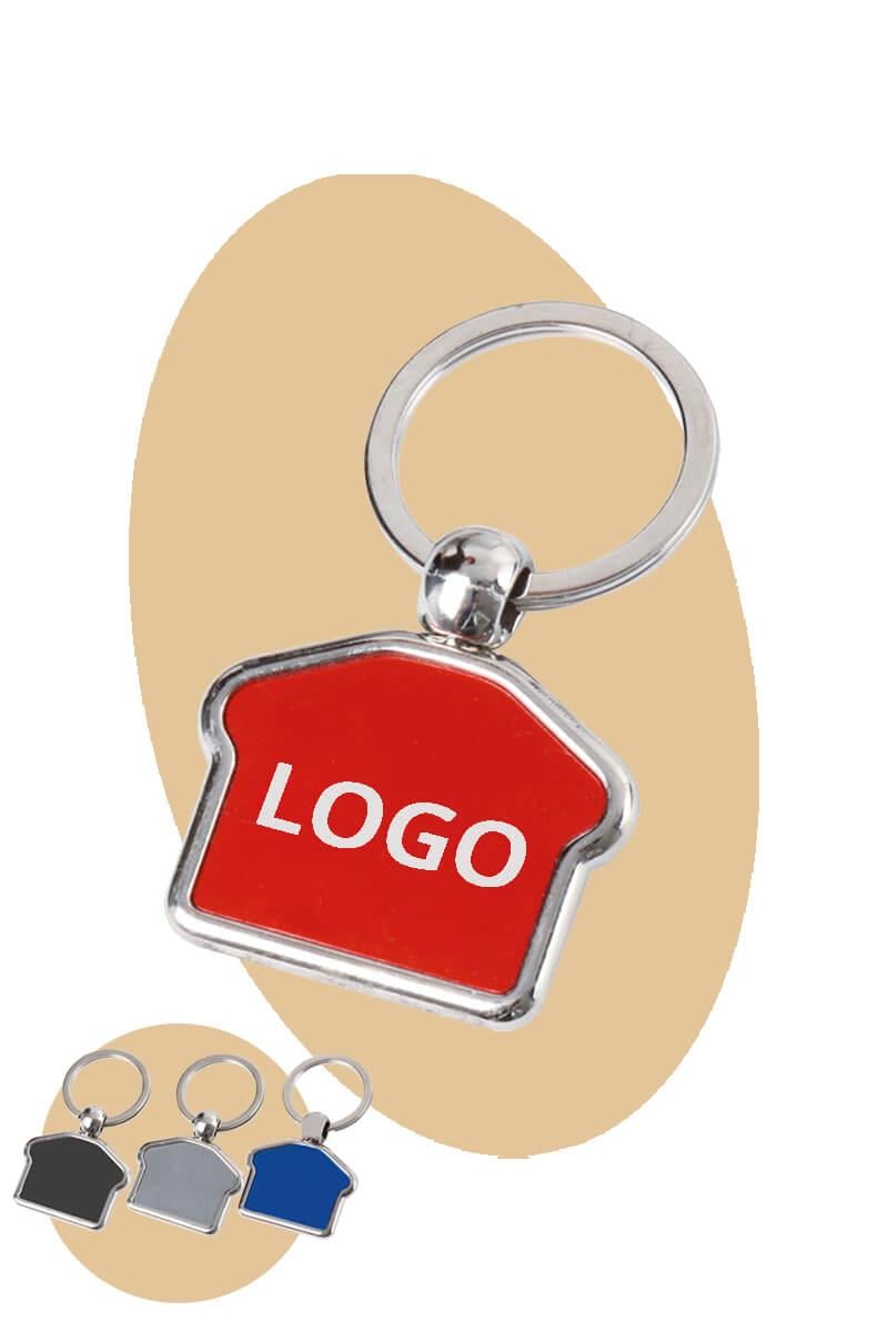 Promosyon Ev Şeklinde Metal Anahtarlık 0903-PETK