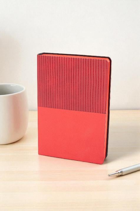 Promosyon Kenar Boyalı 13x21cm Termo Deri Kapaklı Defter BYD-DFT