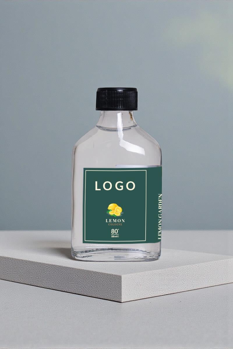 Promosyon Kolonya 100ml Cam Şişe KOL-100-EGR-STC