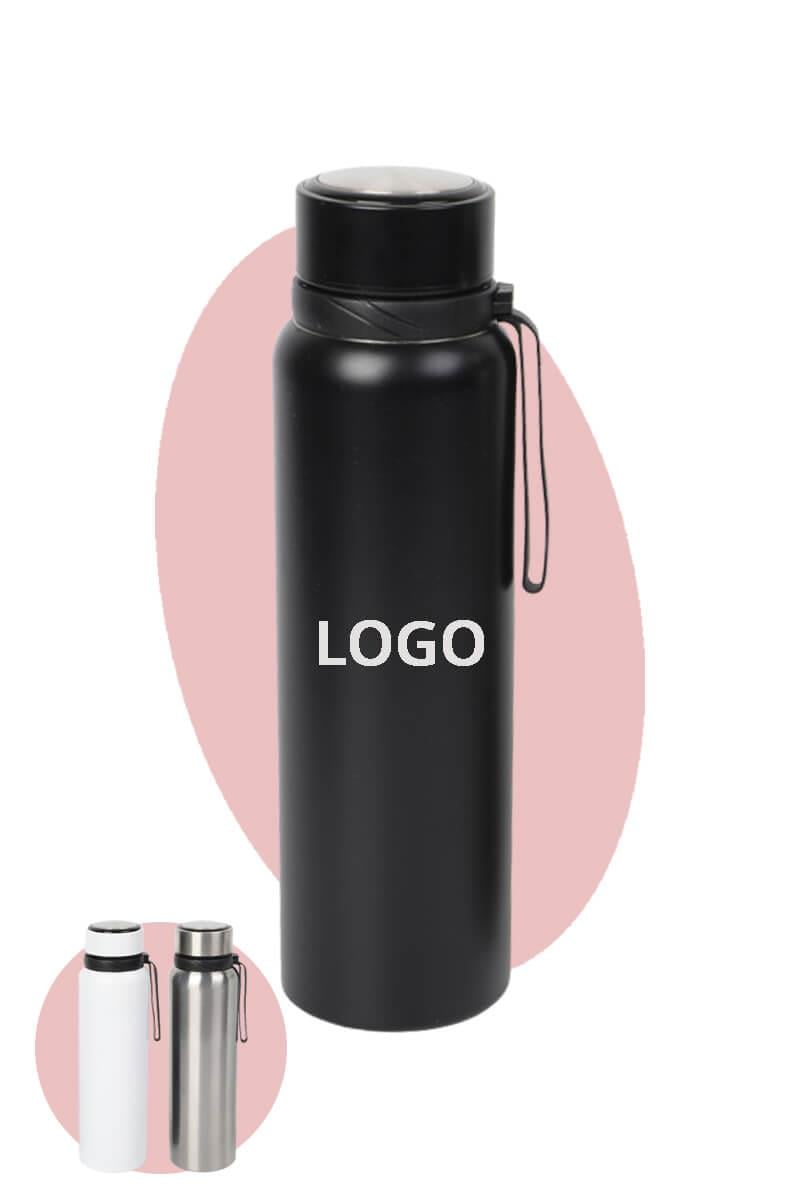 Promosyon Logo Baskılı 1000ml Süzgeçli Paslanmaz Çelik Termos 5253-PETK