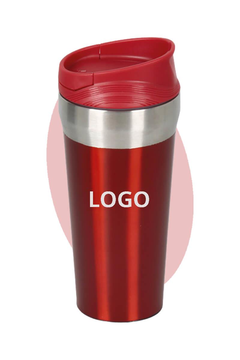 Promosyon Logo Baskılı 400ml Devrilmez Termos Bardak 0473-PETK