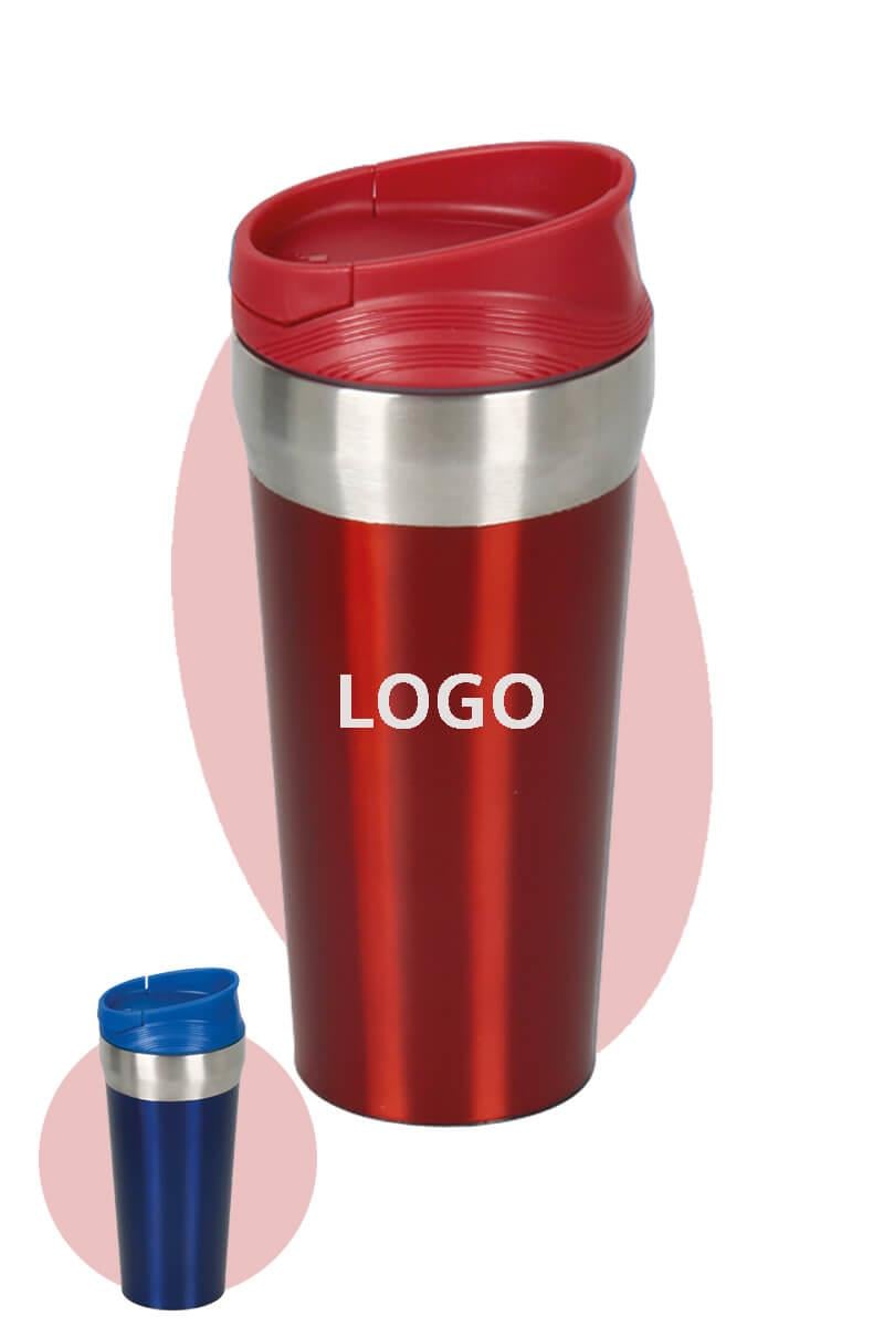 Promosyon Logo Baskılı 400ml Devrilmez Termos Bardak 0473-PETK