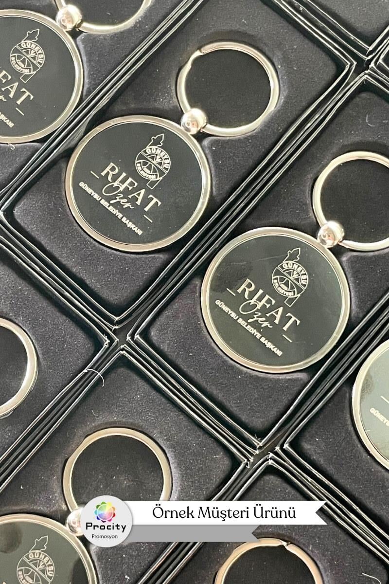 Promosyon Logo Baskılı 50 Yıllık Takvimli Anahtarlık 6066-PAK