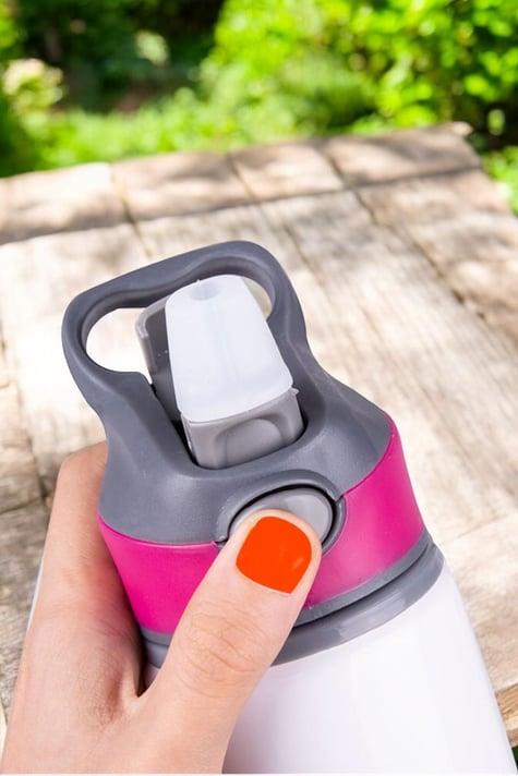 Promosyon Logo Baskılı 650ml Pipetli Su Matarası