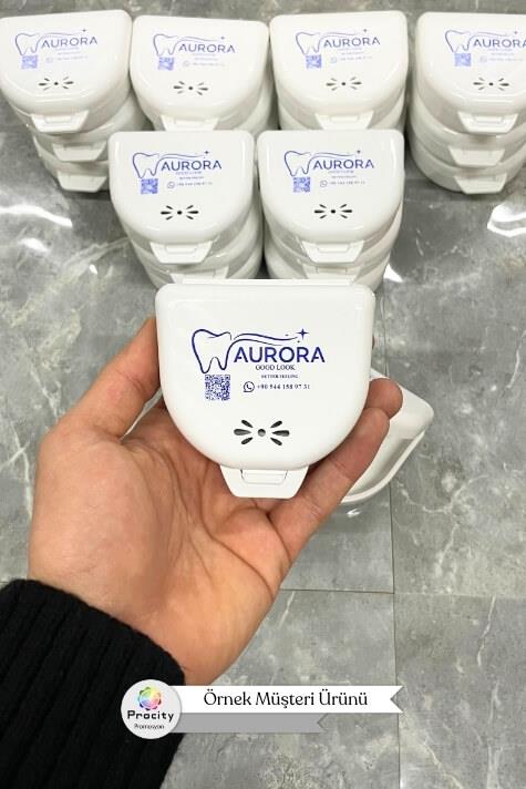 Promosyon Logo Baskılı Aparey & Diş Plak Kutusu