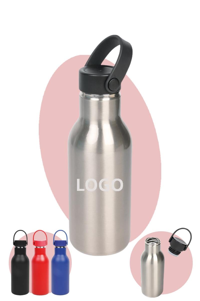 Promosyon Logolu 360ml Tutacaklı Çelik Termos Bardak 0573-PETK