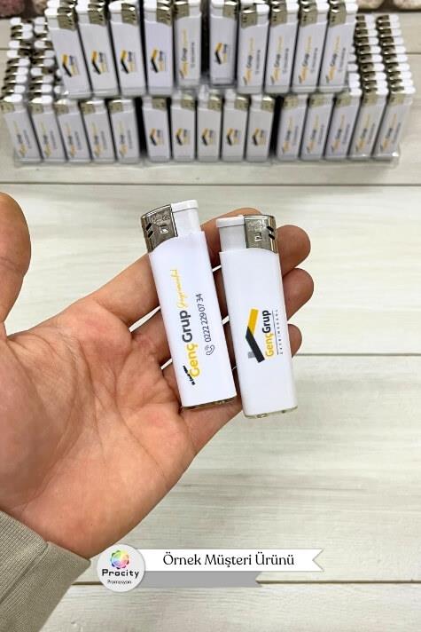 Promosyon Manyetolu Beyaz Çakmak CMK-006