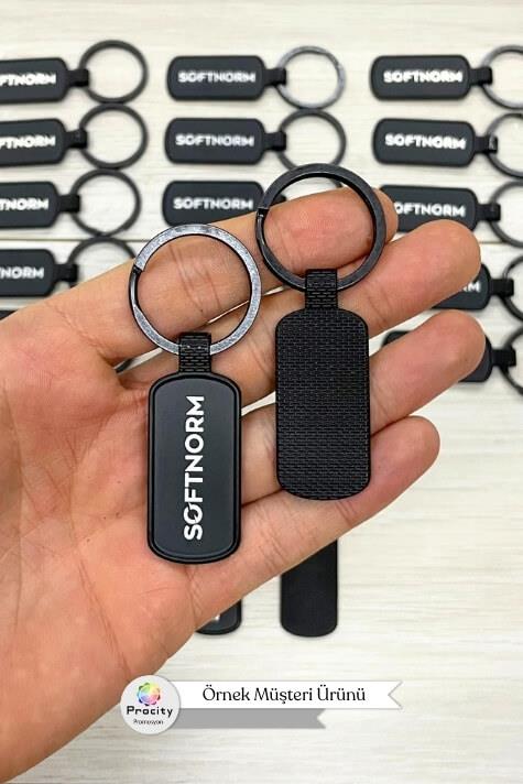 Promosyon Metal Dikdörtgen Anahtarlık 0804-PETK