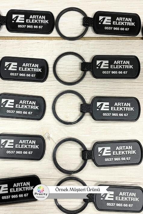 Promosyon Metal Dikdörtgen Anahtarlık 0804-PETK