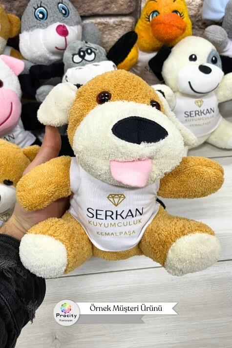 Promosyon Peluş Kahverengi Köpek 25cm