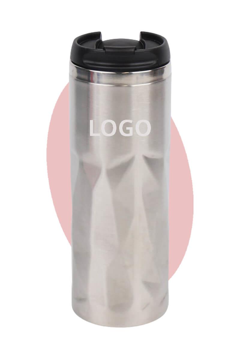 Promosyon Prizma Tasarım 450 ml Çelik Termos Bardak 0593-PETK