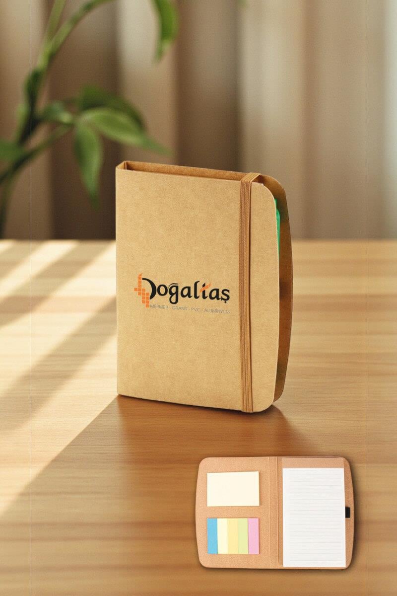 Promosyon Yapışkanlı Notluklu Not Defteri 080-DG-PETK