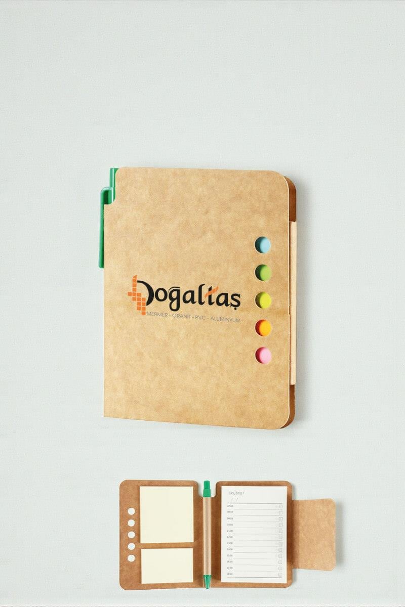 Promosyon Yapışkanlı Notluklu Not Defteri 022-DG-PETK